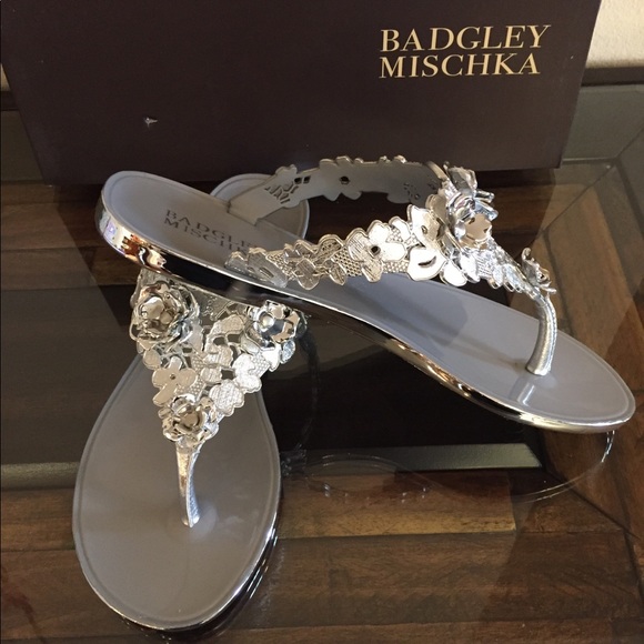 badgley mischka bali jelly flip flop
